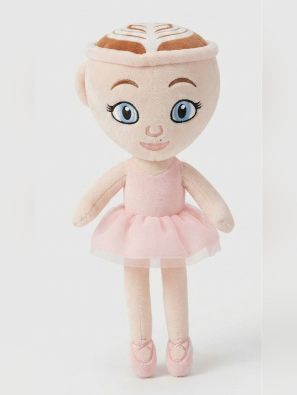 Ballerina Cappuccina Plush - Viral Meme Stuffed Toy - Coffee Cup Ballerina Doll
